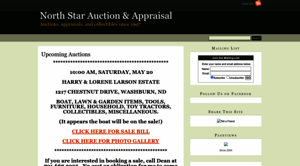 northstarauction.com