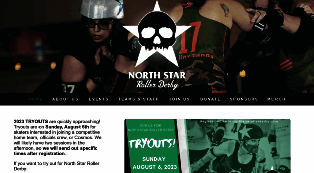 northstarrollergirls.com