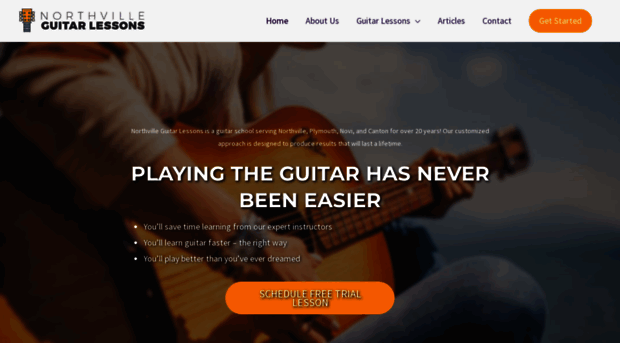 northvilleguitarlessons.com