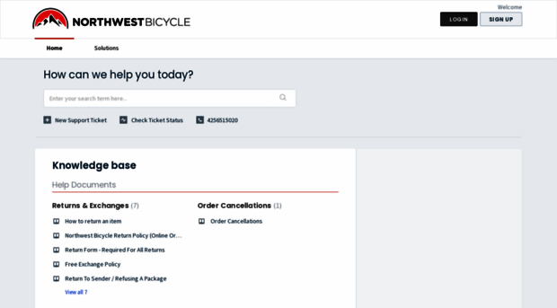 northwestbicycle.freshdesk.com
