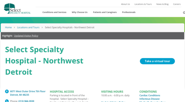 northwestdetroit.selectspecialtyhospitals.com