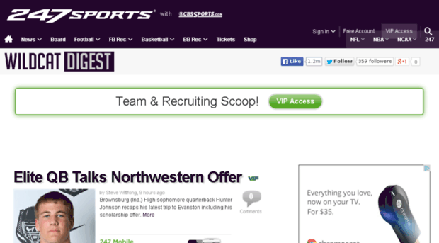 northwestern.247sports.com