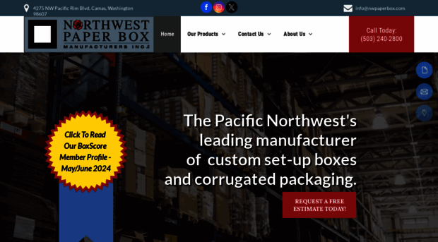 northwestpaperbox.com