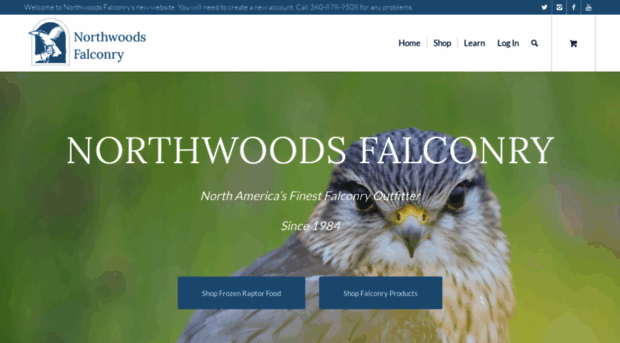 northwoodsfalconry.com