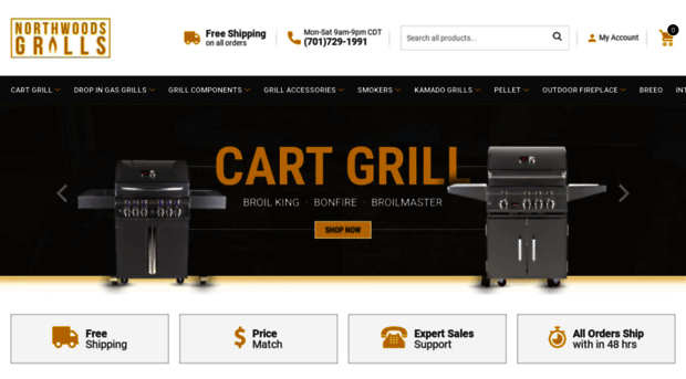 northwoodsgrills.com