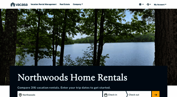 northwoodshomerentals.com