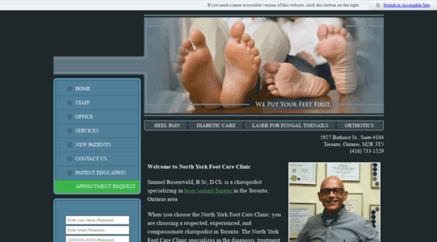 northyorkfootcareclinic.com