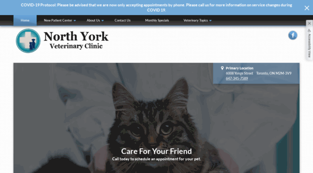 northyorkveterinaryclinic.com