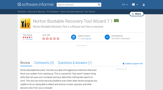 norton-bootable-recovery-tool-wizard.software.informer.com