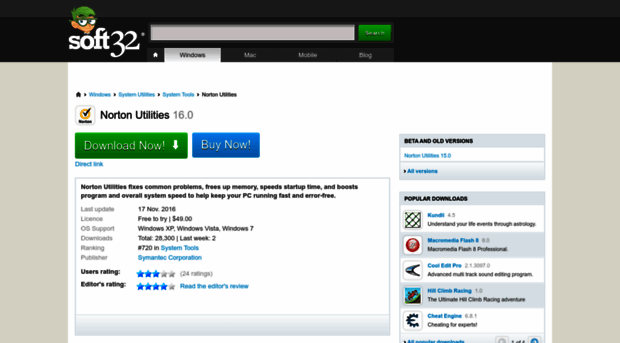 norton-utilities.soft32.com