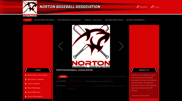 nortonbaseball.org