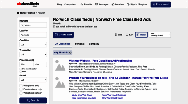 norwich.ukclassifieds.co.uk