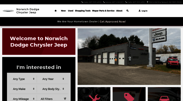 norwichdodgechryslerjeep.com