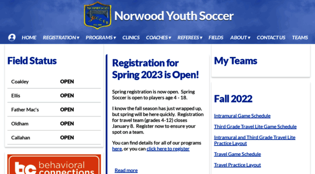 norwoodsoccer.com