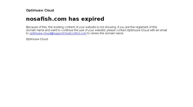 nosafish.com