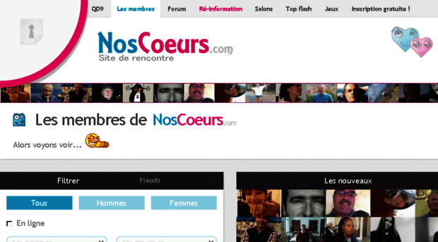 noscoeurs.com