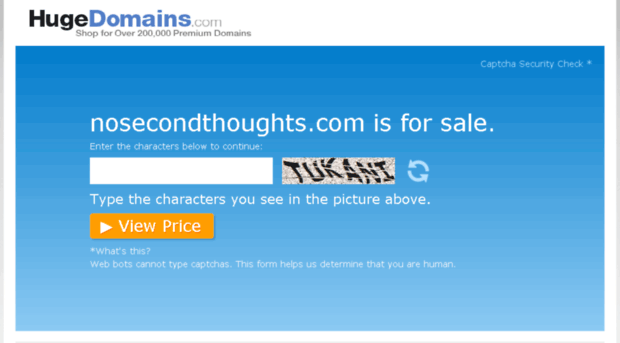 nosecondthoughts.com