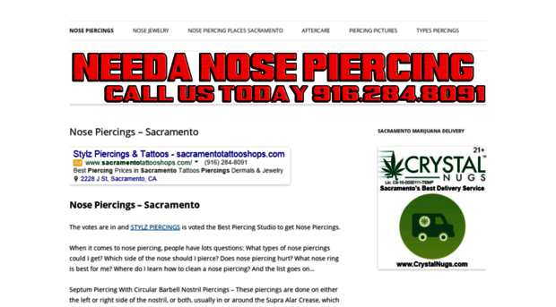 nosepiercingsacramento.com