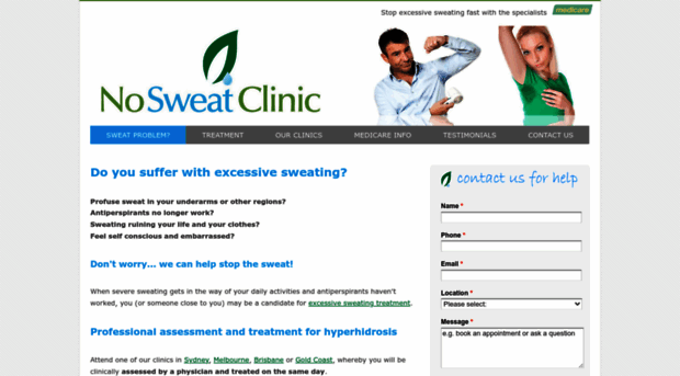 nosweatclinic.com