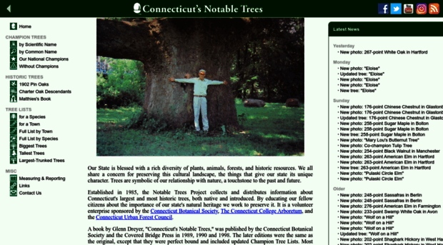 notabletrees.conncoll.edu