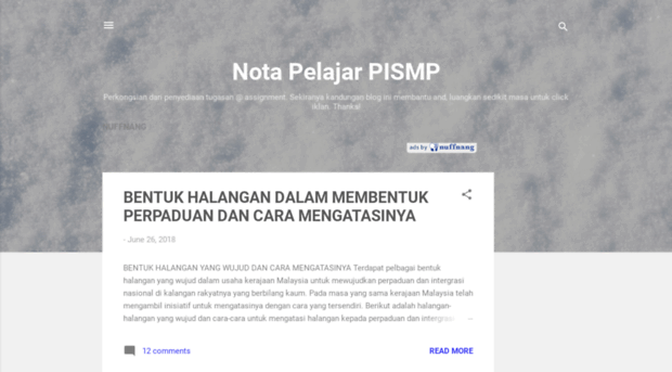 notakuliahpismp.blogspot.com - Nota Pelajar PISMP - Nota Kuliah 