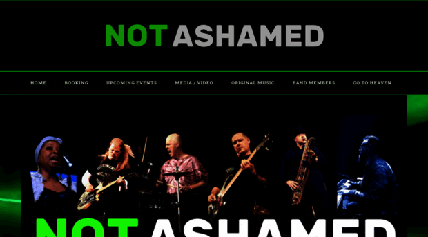 notashamedband.com