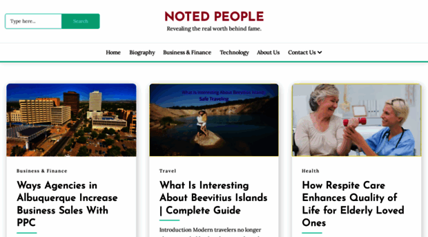 notedpeople.com