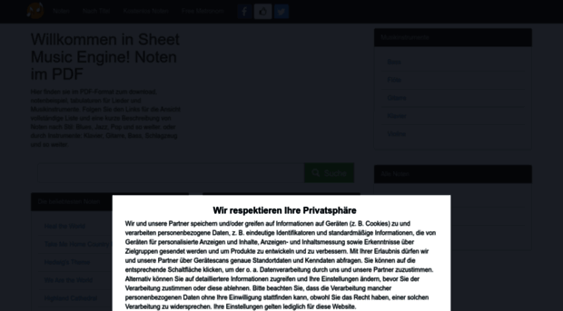 noten.sheetmusicengine.com