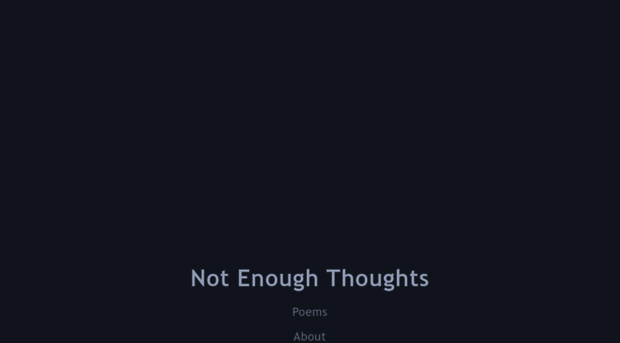 notenoughthoughts.net