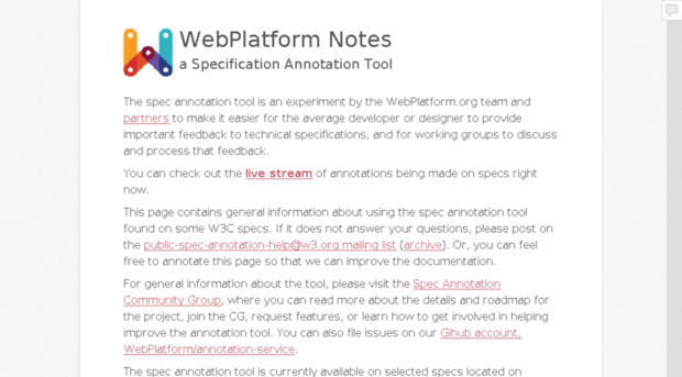 notes.webplatform.org