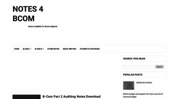 notes4bcom.blogspot.com