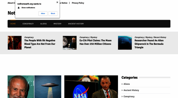notfromearth.org