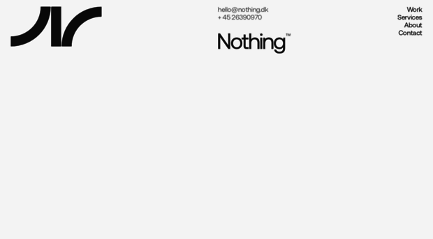 nothing.dk