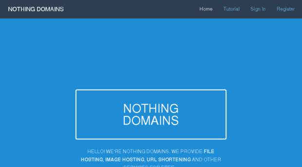 nothing.domains