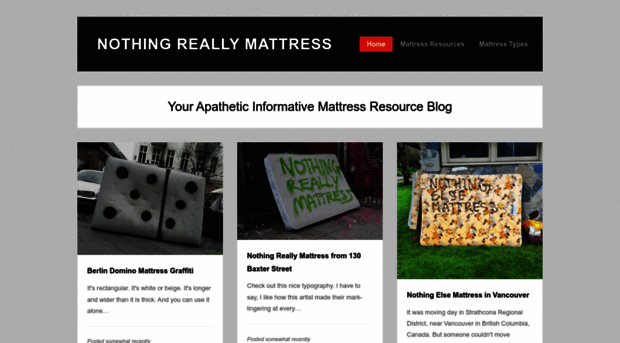 nothingreallymattress.org