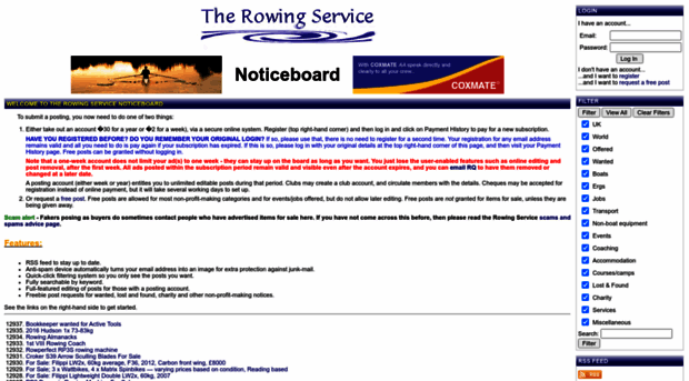 noticeboard.rowingservice.com