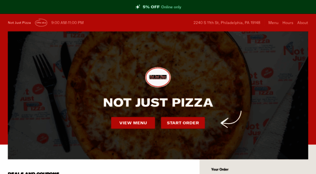 notjustpizzaphiladelphia.com