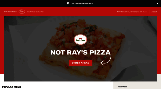 notrayspizza.com