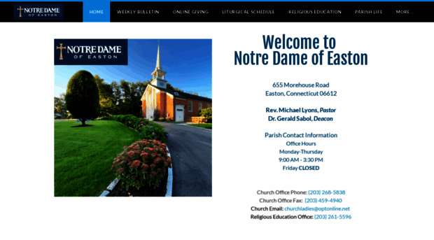 notredameofeaston.com