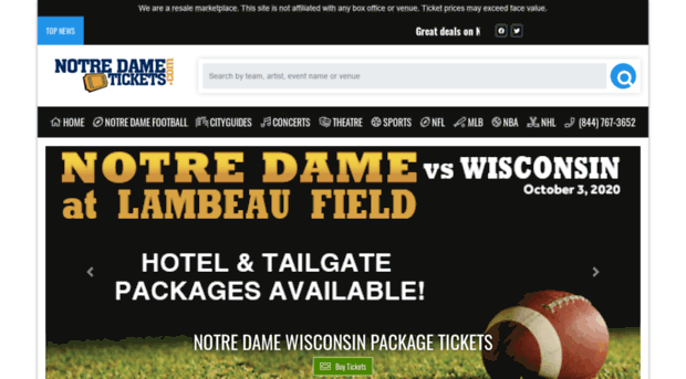 notredametickets.com