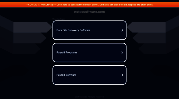 notsosoftware.com