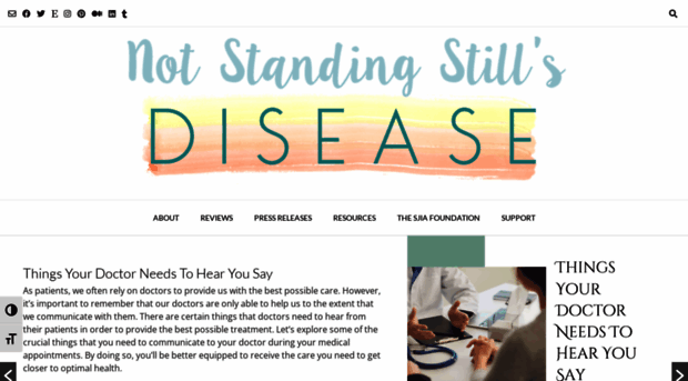 notstandingstillsdisease.com