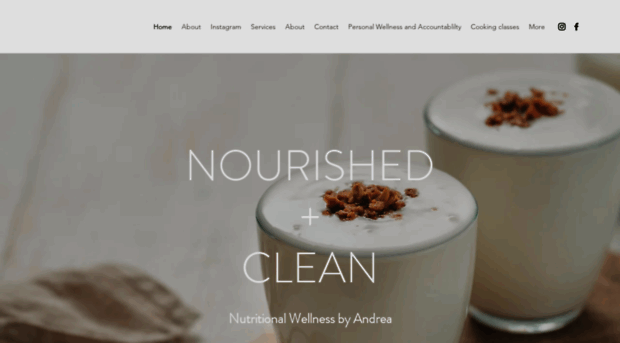 nourishedandclean.com