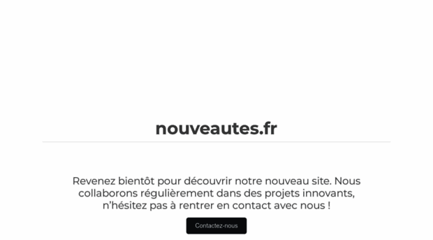 nouveautes.fr