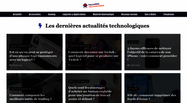 nouvellestechnologies.net