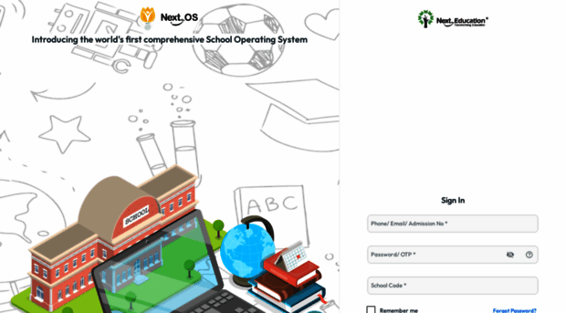 nova.nexterp.in - NLP Login - Next Learning Plat... - Nova NextERP
