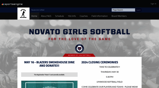 novatogirlssoftball.com