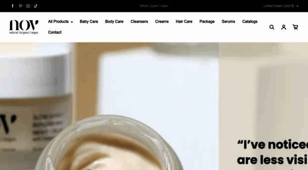 novcosmetic.com