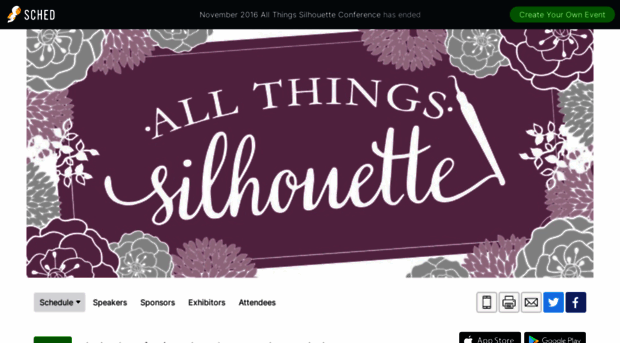 novemberallthingssilhouette2016.sched.org