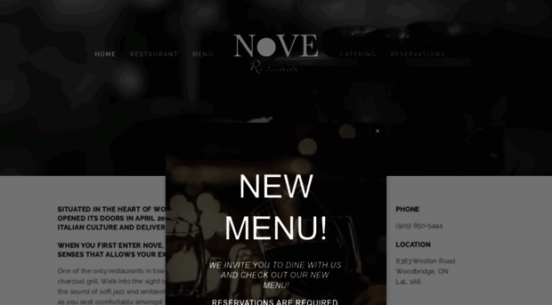 noveristorante.ca